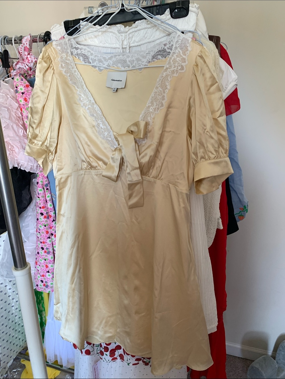 NWOT Reformation 100% Silk Dress - Picture 2 of 6